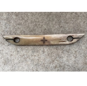 Natural Bone Inkle <b>Weaving</b> Shuttle Handmade Decorative <b>Tablet</b> <b>Weaving</b> Tool for DIY Home Decoration - Product Image 1