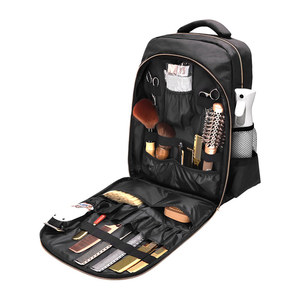 Sac à dos professionnel pour la beauté, sac à outils de maquillage, boîte organisatrice de cosmétiques, sac à dos pour coiffeur, sac à dos pour barbier - Product Image 1