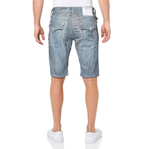 กางเกงยีนส์ขาสั้นผู้ชายสั่งทำพิเศษ ลดราคาพิเศษ ผ้าฝ้ายแท้ 100% เป็นมิตรกับสิ่งแวดล้อม แห้งเร็ว ระบายอากาศดี สไตล์ลำลอง รับผลิตแบบ OEM - Product Image 5