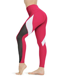 Pantalon de Yoga taille haute, extensible, pour femmes, vêtements de Fitness, en maille, de course, d'exercice, à revers - Product Image 3