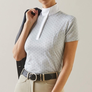 Camiseta de Equitación Elástica en 4 Direcciones de Alta Calidad, Capa Base para Competición, Camisa de Polo con Tela Técnica Suave al Tacto - Product Image 4