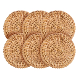 BEST SELLING Premium Eco-Friendly Rattan <b>Placemat</b> Coaster High Quality Durable Sustainable Indoor Outdoor Table Mat Wholesale - Product Image 1