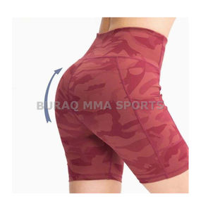 Pantalones cortos de verano para correr y hacer ejercicio para mujer, pantalones cortos deportivos informales a cuadros de secado rápido - Product Image 4