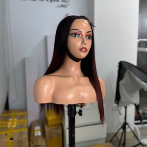 Extensiones de cabello ombre marrón para hacer pelucas con cierre, cabello súper doblemente tramado, calidad vietnamita, alta calidad, gran venta, cabello humano. - Product Image 3