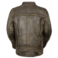 Veste d'hiver imperméable en cuir de mouton pour homme, style motard, haute couture, personnalisable OEM, fournisseur en gros