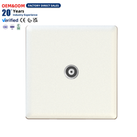 Prise murale TV Hite 86 Type 1, sortie de signal d'antenne télévision, personnalisable, fournie en gros par l'usine OEM