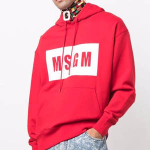 Sweat-shirts à capuche d'hiver pour hommes OEM en polaire polyester/coton épais et lourd, pull-over brodé avec logo personnalisé, épaules tombantes, coupe oversize - Product Image 5