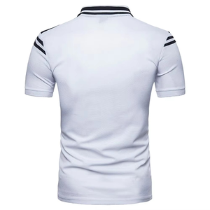 Camiseta Polo con Diseño de Panel Personalizado, Camisetas de Tallas Grandes para Hombre, Camisetas Polo de Algodón Transpirable para Hombre de Tallas Grandes - Product Image 4