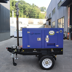 Generadores Eléctricos Silenciosos Diésel Tipo Remolque de 20kVA, 25kVA, 30kVA, 40kVA, 50kVA, con Arranque Eléctrico de 12/24V, Grupo Electrógeno Diésel - Product Image 3