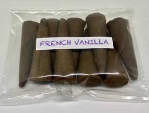 French Vanilla Fragrance <b>Backflow</b> <b>Incense</b> <b>Cones</b> Bulk Supply at Best Price - Product Image 2