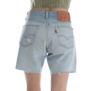 Pantalones cortos de mezclilla rasgados para hombre, a la moda, ligeros, informales, para el día a día - Product Image 1