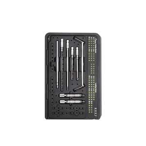 Kit chirurgical complet de plaques de fixation orthopédiques premium en acier inoxydable de 2,7 mm pour mini-fragmentations osseuses, par Surgiright - Product Image 1