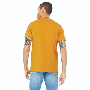 T-shirt unisexe à col en V - 100% coton peigné Airlume, 4,2 oz, jersey essentiel à manches courtes - Product Image 3