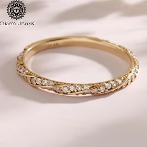 Bague de fiançailles Charm Jewells en moissanite taille coussin motif fleur, en argent 925, sertie à griffes, style classique pour femme, certifiée IGI, 14K - Product Image 5