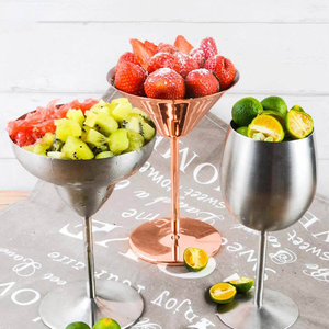 Gobelet à cocktail isotherme en acier inoxydable à double paroi, verre à vin isolé sous vide, gobelet à martini, margarita, verre à bière et à vin - Product Image 2