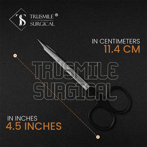 Steven Super Tijeras Quirúrgicas Tijeras de disección de precisión recta Acero inoxidable 14cm Instrumento médico - Product Image 4