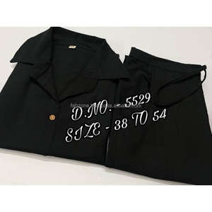 Hermoso Cordón de tela flameada de algodón pesado de la mejor calidad (longitud corta 29 ") camiseta de hombre con botones de madera Khadi/Cotton Flex - Product Image 4