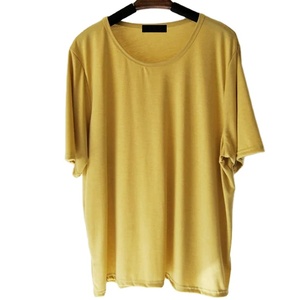 T-shirts surdimensionnés pour femmes de qualité supérieure respirant 100% coton en gros à manches longues O cou impression personnalisée rue d'été - Product Image 6