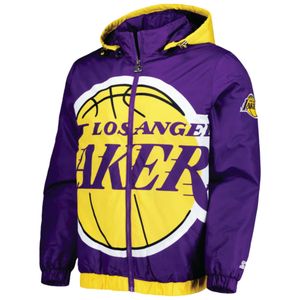 Vestes en laine/polyester personnalisées unisexes pour adultes BLACK LAND INDUSTRIES, avec logo brodé LAKERS sur le devant, pour l'hiver - Product Image 2