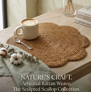 Salvamanteles de ratán ecológico con hermoso diseño floral para el hogar, hoteles y restaurantes, hecho en Vietnam. - Product Image 4