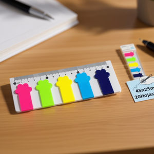 Ilan Sticky Notes Dog Paw 45x25mm 20 fogli 5 colori - Product Image 3