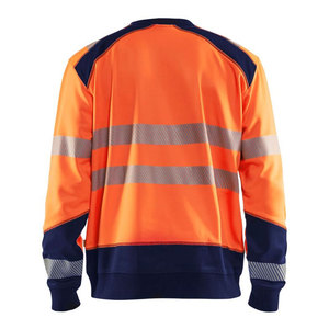 Sudaderas de Seguridad de Alta Visibilidad con Mangas Largas, Sudadera de Seguridad Naranja de Manga Larga, Sudaderas de Alta Visibilidad con Logotipo Personalizado - Product Image 2