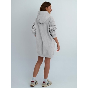 Sweat-shirts pour femmes Jimieson Apparel, best-sellers - Sweat-shirts décontractés d'hiver à coupe ample, manches longues, épaules tombantes, avec logo personnalisé - Product Image 4