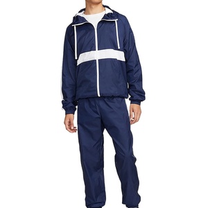 Custom Logo Waterproof Lightweight Polyester Nylon Fit <b>Wind</b> <b>Breaker</b> Men Track Suits Outdoor Nylon Windbreaker Tracksuit Set - Product Image 3