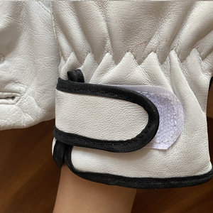 ถุงมือเชื่อมหนังแกะสำหรับผู้ชาย จำหน่ายจำนวนมาก ถุงมือป้องกันอุตสาหกรรมสำหรับงานหนัก ถุงมือเชื่อม TIG เนื้อผิวเรียบ - Product Image 6