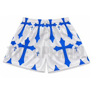 Pantalones Cortos de Malla Urbanos con Logotipo Personalizado para Hombre, Moda Urbana, Baloncesto, 100% Poliéster, Secado Rápido, Transpirables, Fábrica OEM ODM - Product Image 6