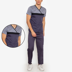 Tenues médicales professionnelles pour hommes : ensembles de blouses et pantalons d'hôpital, uniformes d'infirmiers pour le travail et tenues de bloc opératoire – Direct Usine - Product Image 6
