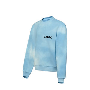 Sudadera de Felpa de Peso Medio con Estampado Tie-Dye Personalizado Premium, Multicolor, Suave, Transpirable, con Logotipo Personalizado, Unisex, Mezcla de Algodón, OEM - Product Image 6