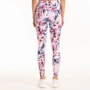 Womens Nylon-Spandex Blend <b>Workout</b> <b>Leggings</b> High-Waisted Gym Pants <b>with</b> <b>Pockets</b> Stretch Fitness Yoga Wear - Product Image 3
