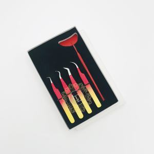 คีมต่อขนตาปลอมเคลือบผงสีเงินแบบกำหนดเองแหนบต่อขนตาที่ผ่านการทดสอบด้วยมือทำจากสเตนเลส - Product Image 5