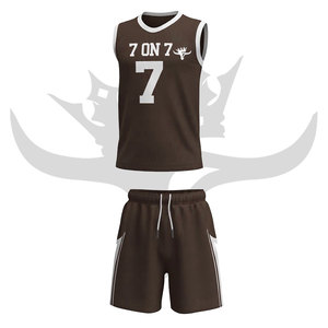 Maillots de football 7v7 de qualité supérieure pour adultes, ensembles de compression respirants personnalisés par sublimation, vente en gros - Product Image 2