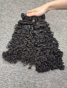 Trama de pelo virgen cruda birmana de gran venta, Color negro Natural, ondas vietnamitas sin procesar para mujeres negras, encaje transparente - Product Image 5