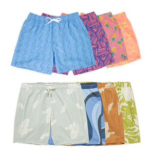 <b>Men's</b> Quick Dry Board <b>Shorts</b> With Drawstring Closure Printed <b>Pattern</b> Casual <b>Swim</b> Trunks Mid Waist <b>Short</b> Length 100% Polyester - Product Image 1