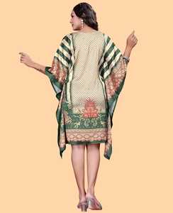 Robe kaftan élégante pour femme – Kaftan de plage imprimé coupe ample pour la collection d'été. - Product Image 5