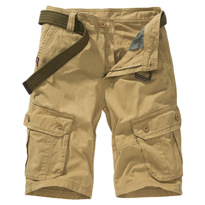 Distressed Canvas <b>Cargo</b> Shorts Men Anti-Wrinkle Slim Fit Summer Streetwear <b>Stretch</b> Vintage Breathable Casual Fashion Shorts - Product Image 2