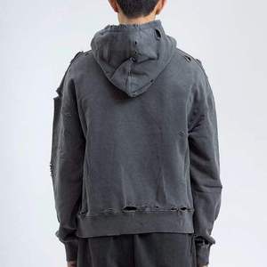 Sudadera con Capucha Vintage Personalizada con Logotipo, Ropa para Hombre, Sudadera Urbana de Gran Tamaño, Sudadera Premium para Hombre - Product Image 2