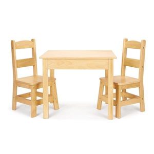 Conjunto de silla y escritorio infantil de madera hecha a mano con acabado suave para un aprendizaje seguro y cómodo - Product Image 5