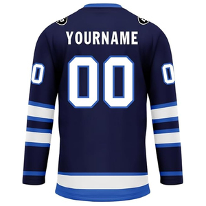 Fournisseur de maillots de hockey sur glace personnalisés 100% polyester imprimés par sublimation, Pakistan, OEM, vente en gros, exportation, acheteurs américains, uniforme d'équipe - Product Image 5