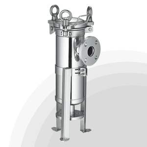 AQUASHAKTI Carcasa de Filtro de Bolsa Individual de Acero Inoxidable para Sistemas Industriales de Tratamiento de Agua, 1 Año de Garantía, 220V - Product Image 3