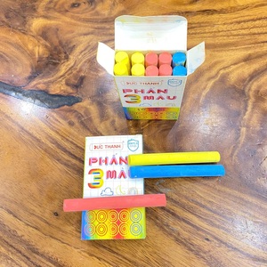 Tizas de Colores sin Polvo de Buena Calidad para Pizarrón Escolar para Niños - Product Image 1