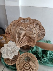 Lámpara Colgante de Bambú y Ratán de Calidad de Exportación, Tejida a Mano, Luz Colgante Natural, Servicio OEM ODM Disponible - Product Image 4