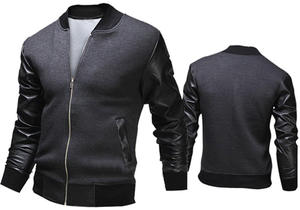 Chaqueta Varsity 2026, Estilo Letterman, Chaqueta de Béisbol Universitaria a la Moda, Mangas de Cuero, Transpirable, para Invierno - Product Image 2