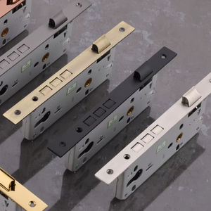 Poignées de meubles robustes 70x85 à 3 broches en laiton massif et zinc, style cylindrique moderne pour portes de villas et de loisirs - Product Image 4