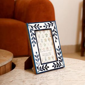 Premium Handmade Bone Inlay Photo <b>Frame</b> 4x6 | Luxury Tabletop <b>Picture</b> <b>Frame</b> | Home Decor & Gift Item - Product Image 4