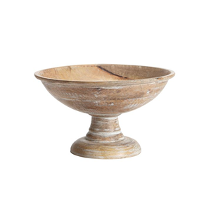 Bol à fruits ou saladier ou bol à fruits en bois de manguier au design moderne pour la cuisine et l'utilisation polyvalente et la personnalisation complète - Product Image 1