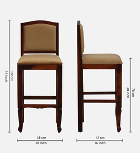 PU Leather <b>Bar</b> <b>Stool</b> Honey Oak Finish Counter <b>Height</b> Kitchen Furniture Handcrafted Durable <b>Adjustable</b> Metal Base Commercial Use - Product Image 6